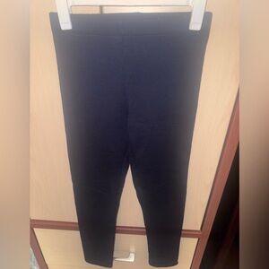 H&M Girls Extra Soft Navy Blue Leggings Size 8 Pull On Like New